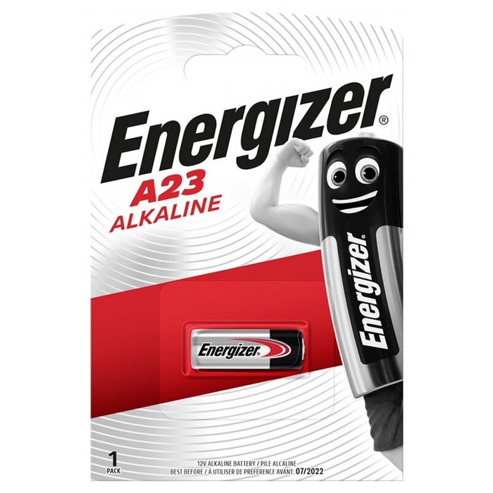 Energizer A23 Alkaline Batterij 12V – 55mAh –  Niet Oplaadbaar – 1 stuk