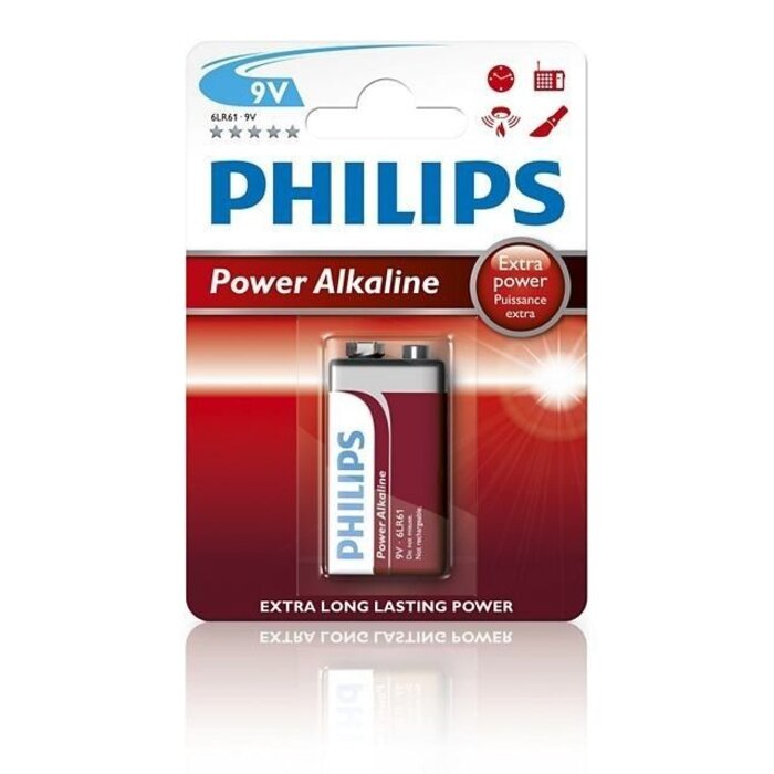 Philips 9V Power Alkaline 6LR61