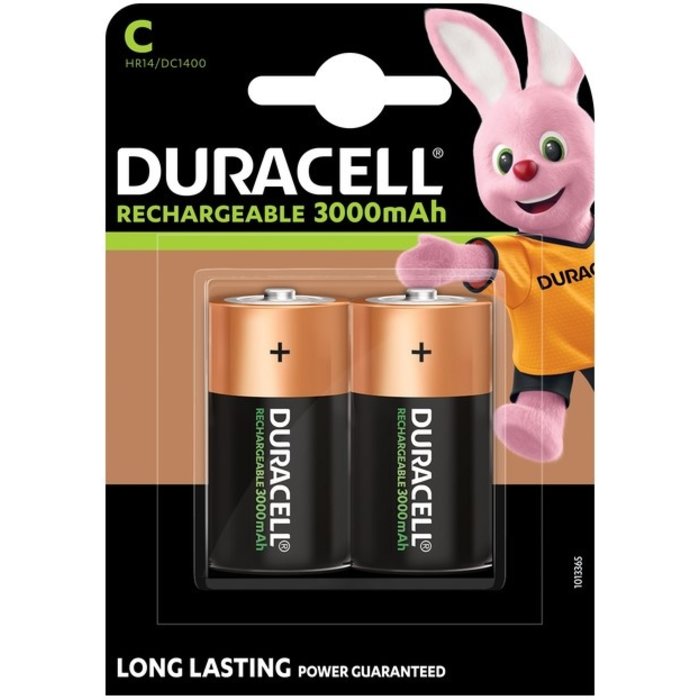 C-cell batterijen 3000mAh Duracell Beterbatterij