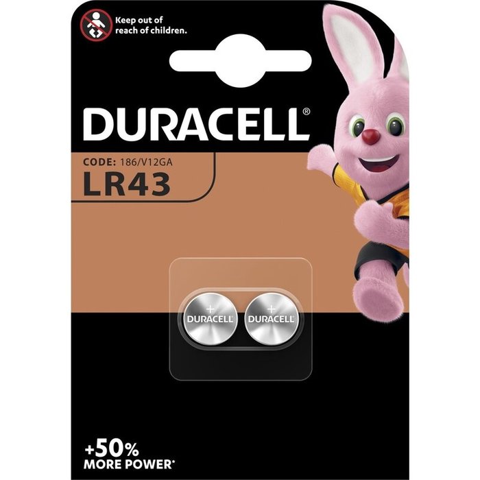 Duracell Duracell LR43 Knoopcel