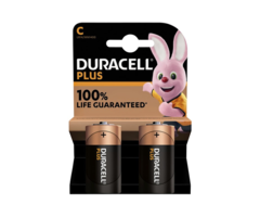 Duracell LR14 C MN1400 Plus power 100% batterijen 2 stuks