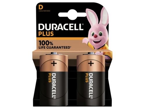 Duracell LR20 - D -  mono Plus Alkaline  100%  blister 2 - Duracell