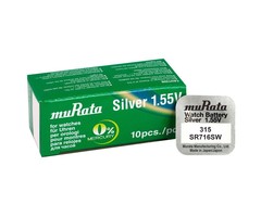 Murata 315 Horloge batterij -  SR716SW  10 stuks