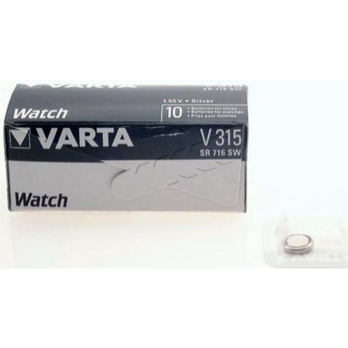 Varta V315 horloge batterij zilver oxide