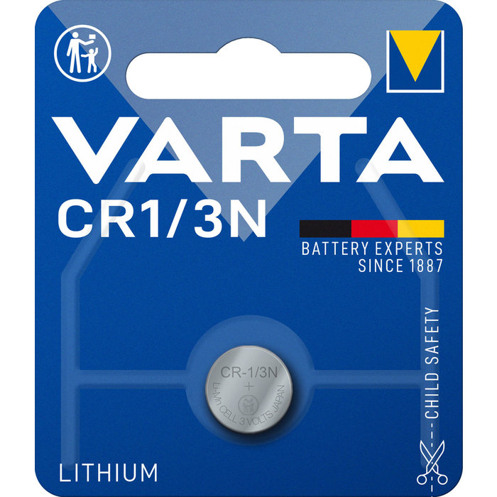Varta Varta CR 1/3N Batterij - 3V Lithium Knoopcel voor Camera's en Elektronische Apparaten