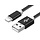 Oplaad kabel Iphone USB- Lightning  1 Meter (zwart-Nylon)