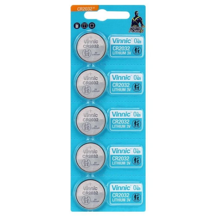 Vinnic CR2032 Lithium batterijen  5 stuks