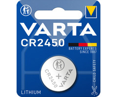 Varta CR2450 Lithium knoopcel batterij Varta