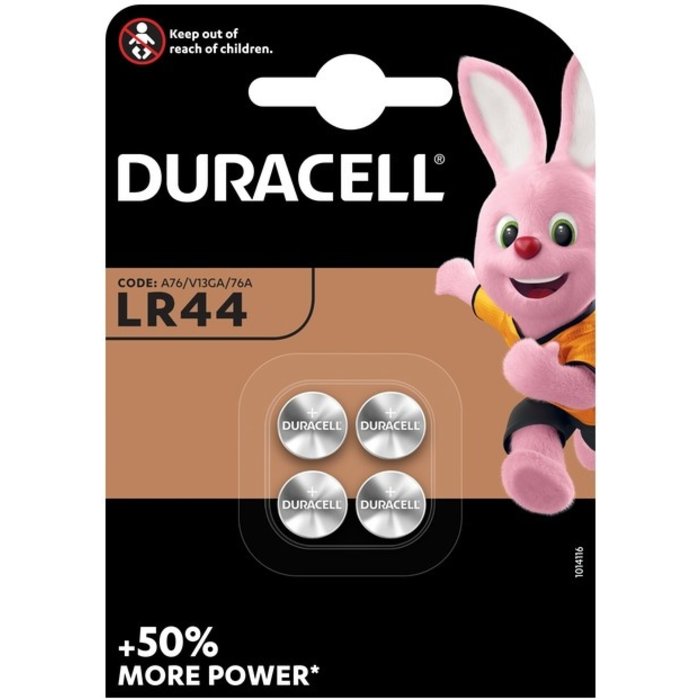 Duracell Duracell LR44 Knoopcel batterijen 4 stuks