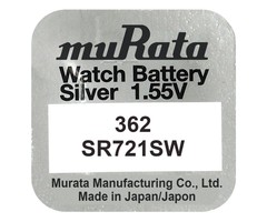 muRata 362  - SR721SW Horloge batterij