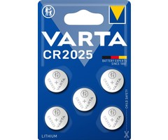Varta CR2025 Lithium batterij - 5 stuks