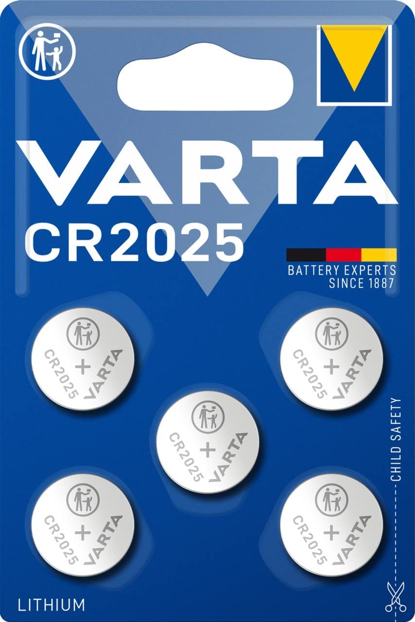 Overweldigend Overweldigen Begroeten CR2025 knoopcel batterijen van Varta 5 stuks - Beterbatterij