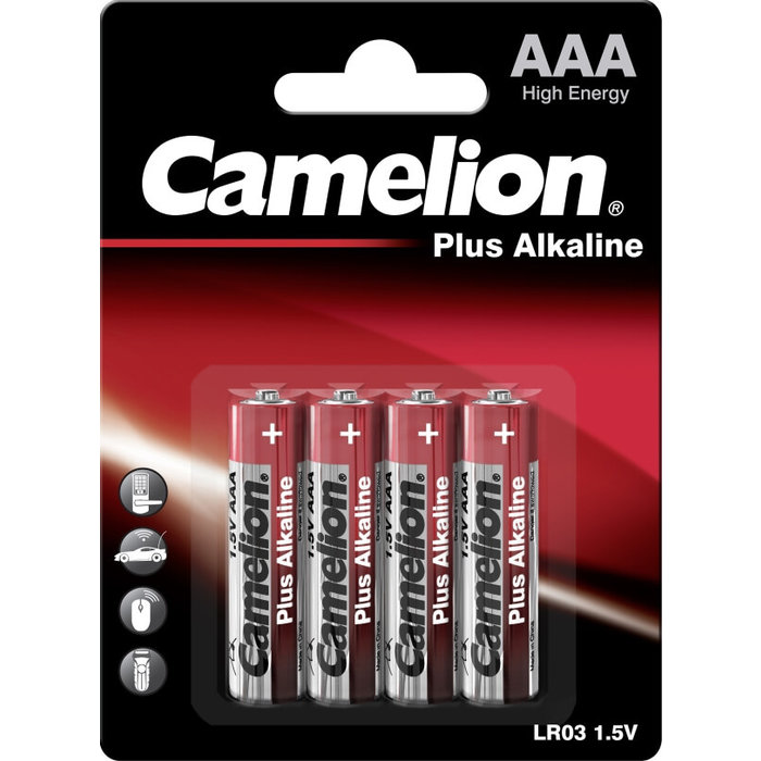 Mini batterijen plus alkaline AAA 4 stuks - Beterbatterij