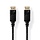 DisplayPort-Kabel | DisplayPort Male | DisplayPort Male | 8K@60Hz | Vernikkeld | 3.00 m | Rond | PVC | Zwart | Label