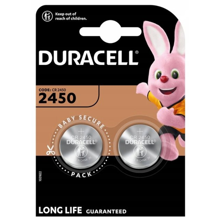 Duracell Duracell CR2450 Lithium Batterijen 2 stuks