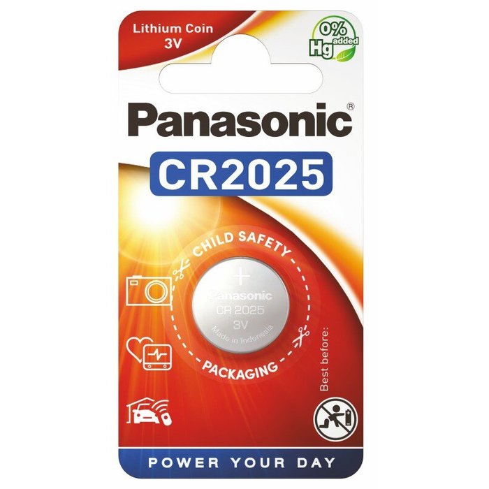 Panasonic CR2025 Lithium batterij -  Panasonic