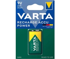 Varta Oplaadbare 9V batterij Varta 200 mAH