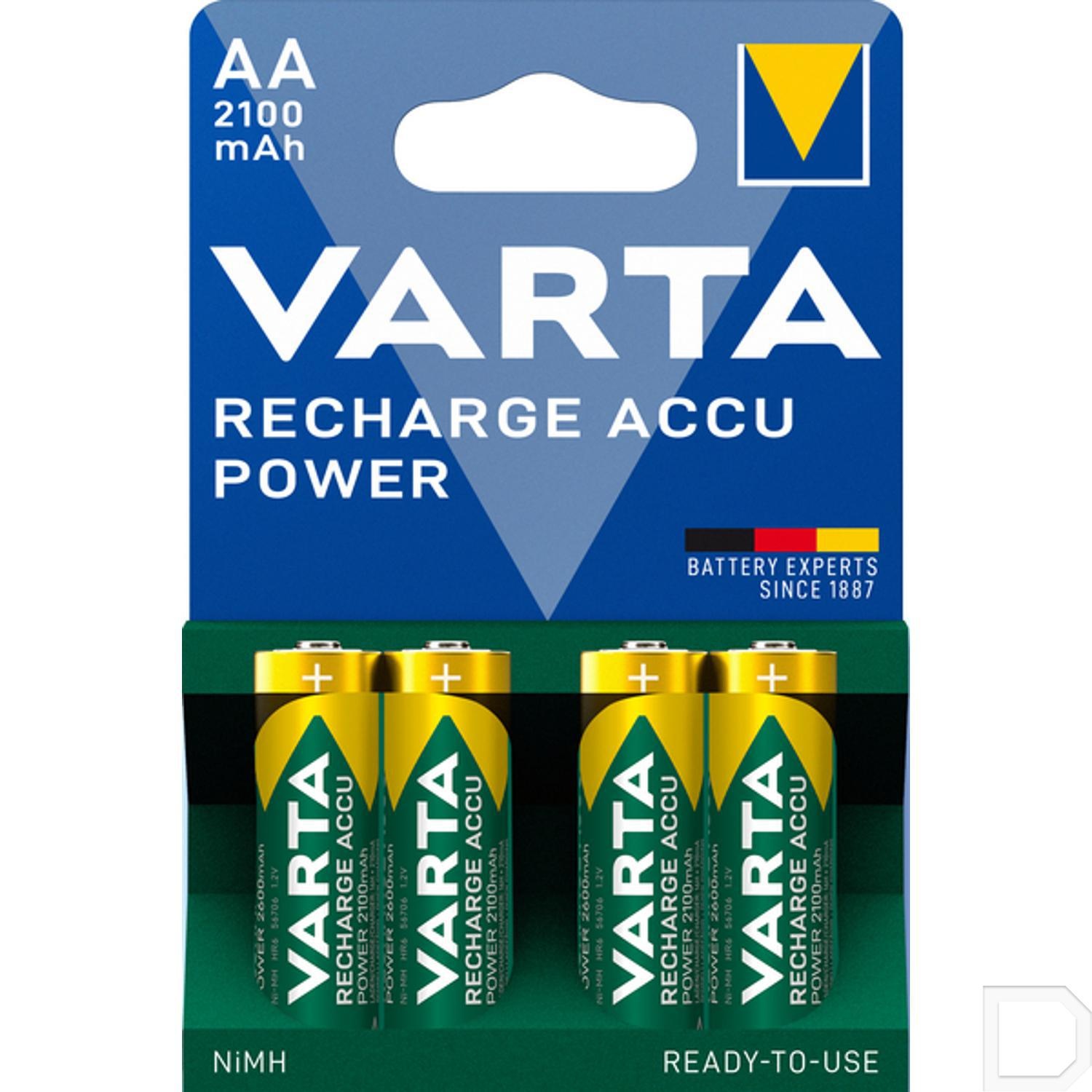 beet slaap zuurgraad Varta AA oplaadbare batterijen 2 stuks - 2100mAh - Beterbatterij