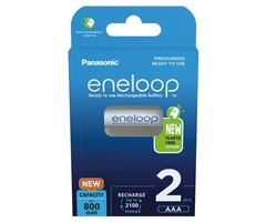 Eneloop Oplaadbare AAA batterijen 800 mAh 2 stuks Eneloop