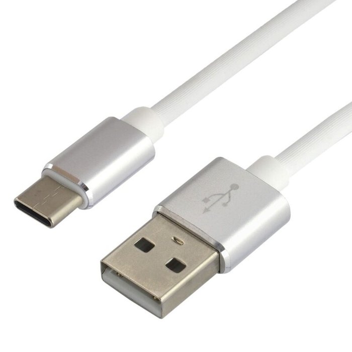 everActive USB Type-C - 1m witte  oplaadkabel 3A