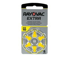 Rayovac hoortoestel batterijen 6 x Typ 10 pr70 P10 Rayovac