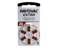 Rayovac 6 x hoortoestel batterijen 312 pr41 Rayovac