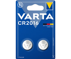 Varta CR2016 Lithium knoopcel batterijen 2 stuks