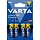 4 x AA Longlife Power alkaline  Varta