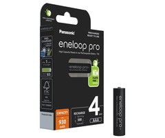 Eneloop AAA Oplaadbare batterijen 930 mAh 4 stuks Eneloop Pro