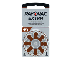 Rayovac 8 x hoortoestel batterijen 312 Rayovac