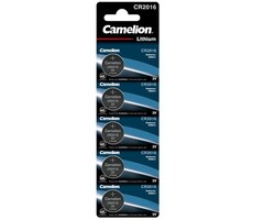 Camelion CR2016 Knoopcel 5 Stuks 3V Lithium Batterij - Camelion