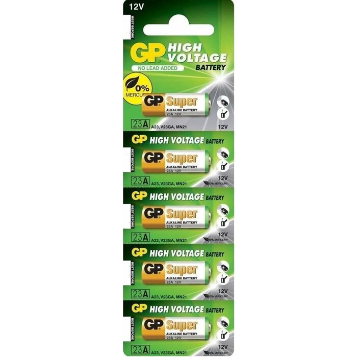 GP Batteries GP 23A batterij  12 Volt  - 5 stuks