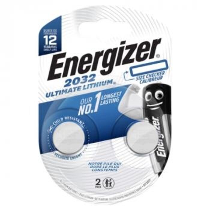 Energizer CR2032 Batterij blister 2 stuks Energizer