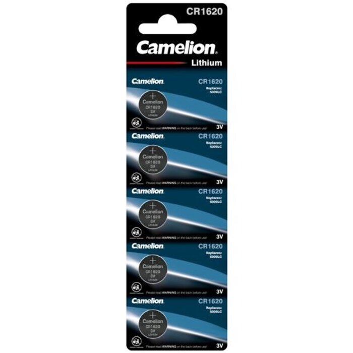Camelion CR1620 Knoopcel 5 Stuks 3V Lithium Batterij - Camelion