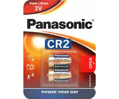 Panasonic 2 x CR2 Lithium batterij 3V