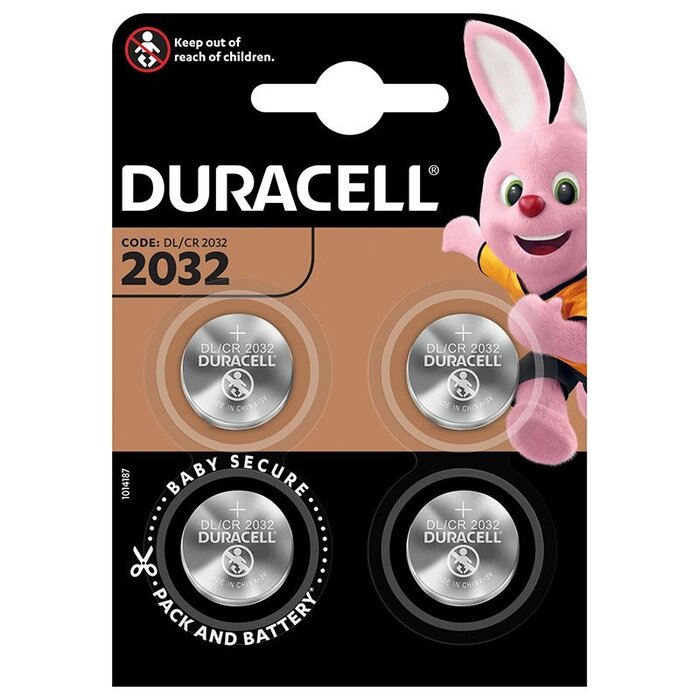 Duracell Duracell CR2016 Lithium Knoopcellen 4 stuks
