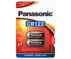 Panasonic CR123 Lithium batterij 2 stuks