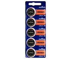 muRata CR2025 Lithium knoopcel blister 5 stuks