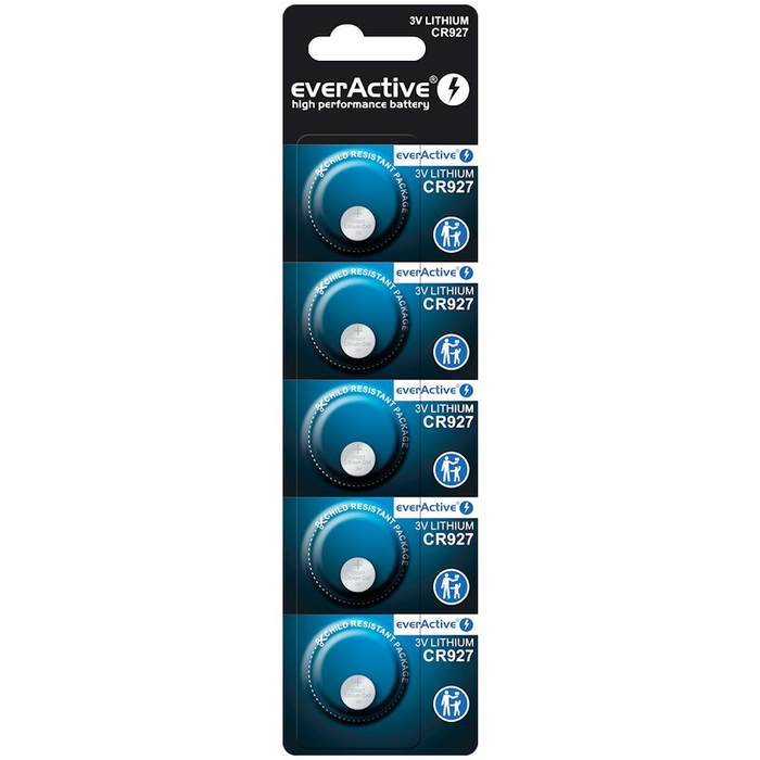 everActive CR927 lithium knoopcel Batterijen 5 stuks