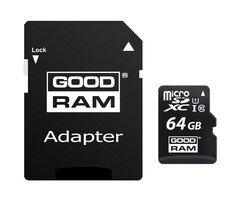 Goodram 64 GB microSDXC  Class 10 UHS-I geheugen kaart + SD Adapter