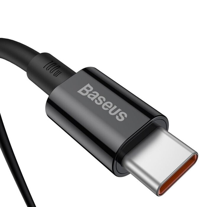 Baseus USB-C naar USB-C kabel Max 100 Watt - Zwart - 1 meter