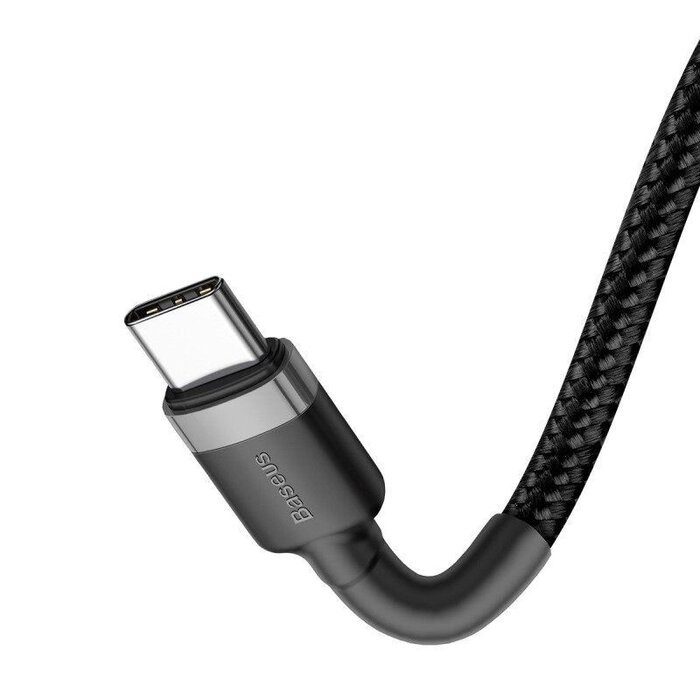 Baseus USB-C naar USB-C kabel Max 60 Watt - Zwart - 1 meter