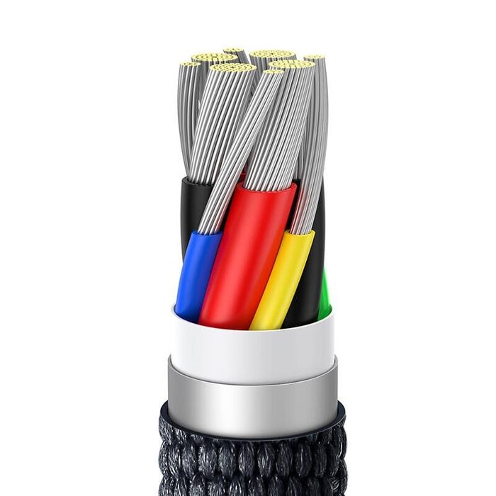 Baseus USB-C naar USB-C kabel Max 100 Watt - Crystal - 1 meter