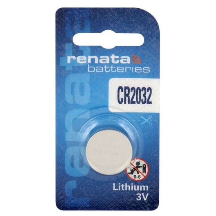 Renata CR2032 Lithium knoopcel batterij