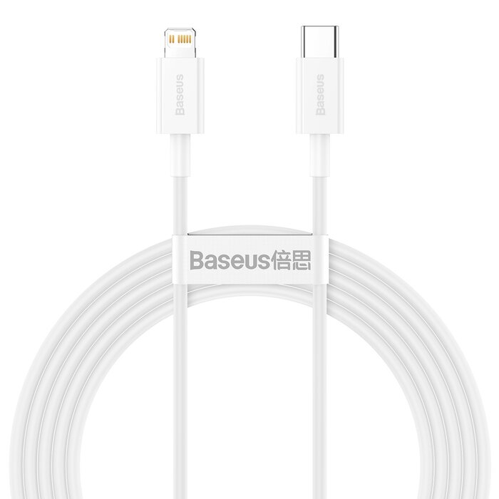 Baseus  cable Superior PD USB-C - Lightning 2,0 m white 20W