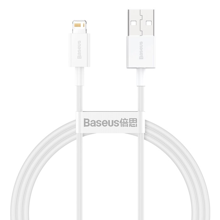 Baseus cable Superior USB - Lightning 1,0 m 2,4A white