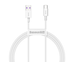 Baseus Superior USB - USB-C  kabel 1,0 m wit 66W