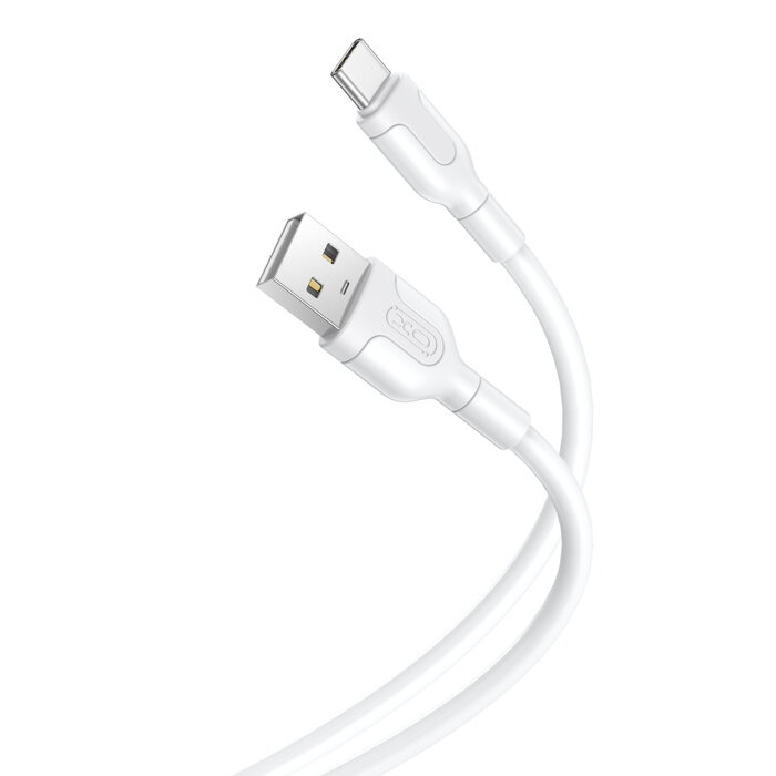XO Kabel USB - USB-C 1,0 m 2,1A Wit