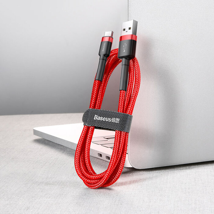 Baseus Basues USB - USB-C kabel 50 cm rood CATKLF-A09
