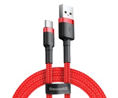 Baseus Basues USB - USB-C kabel 50 cm rood CATKLF-A09